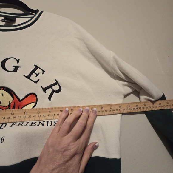 Disney Tigger Winnie The Pooh 100 Acre Wood Sweatshirt Women's SM Embroidered - Picture 8 of 11